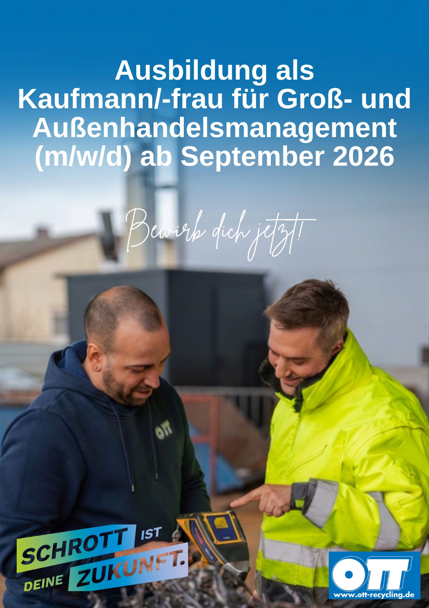 Ausbildung Kaufmann-frau für Groß- und Außenhandelsmanagement aktuell